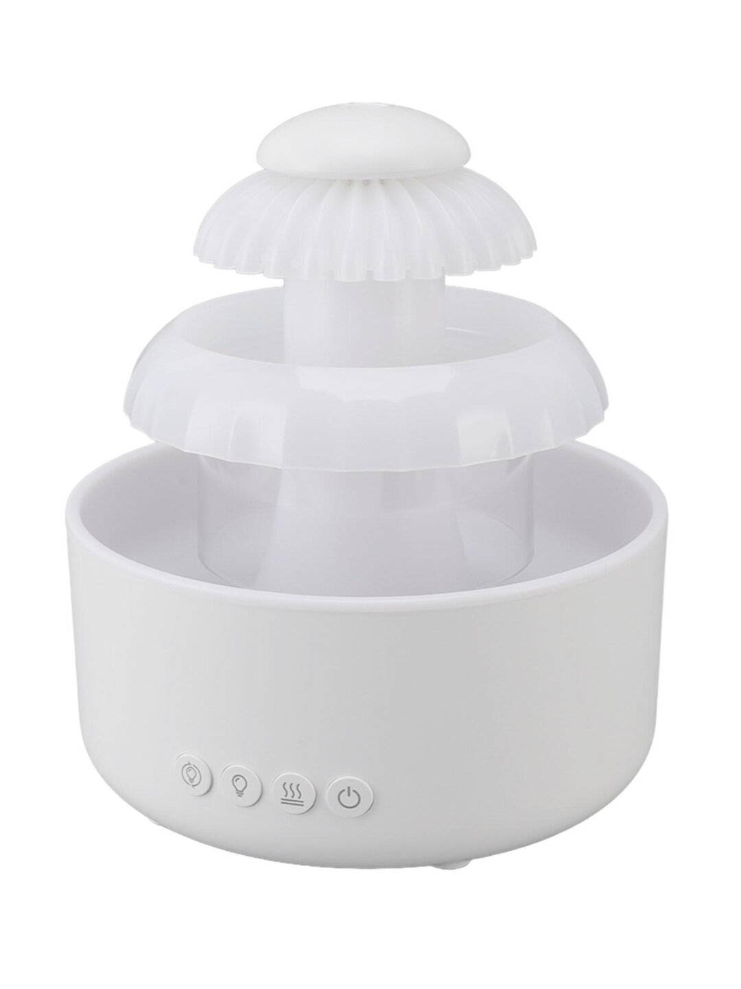 Увлажнитель воздуха с каплями дождя в форме гриба, 7 разных цветов