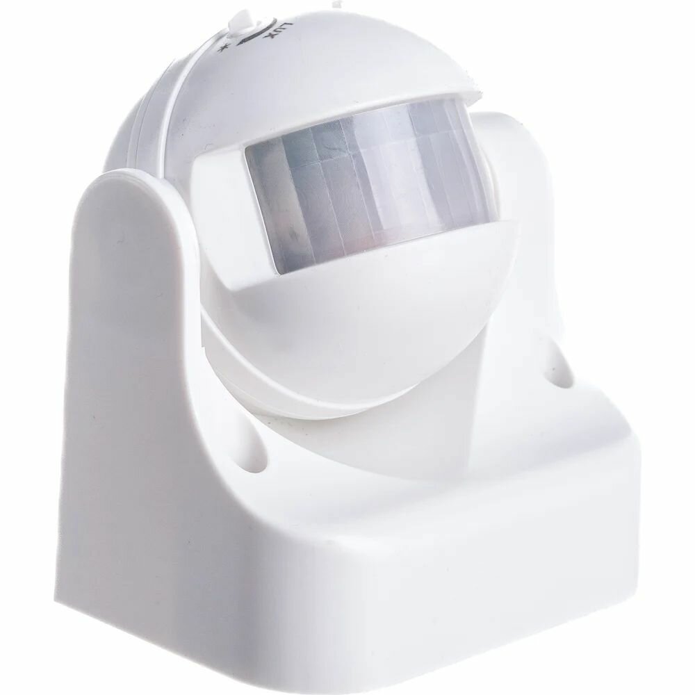 Датчик движения и освещенности FERON 1200w, 180 , 12м, IP44, белый Feron 22021