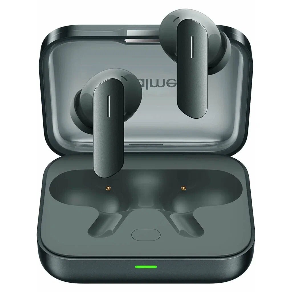 Наушники беспроводные Realme Buds Air 7, система шумоподавления, Bluetooth 5.4, темно- зеленые
