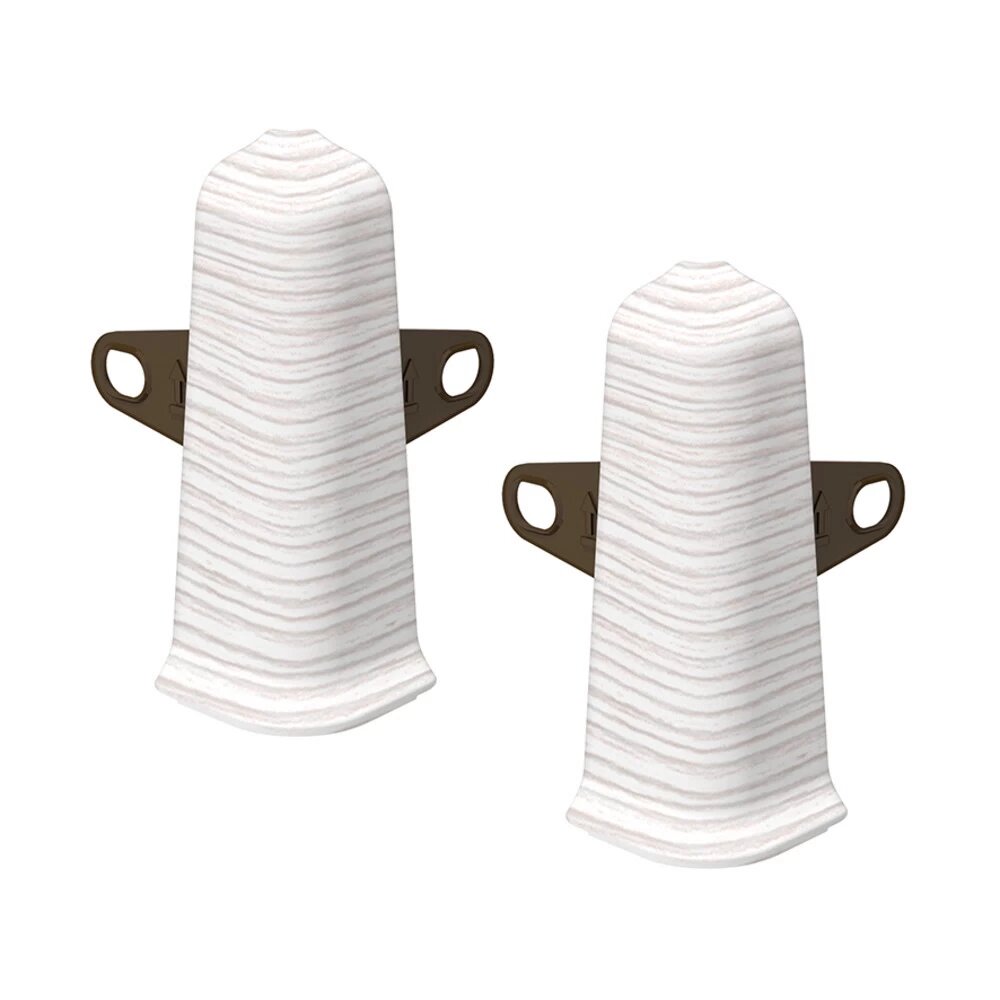 Угол наружный Идеал Деконика 70 мм ясень бьянко Г-профиль (2 шт.) Идеал Д-П70-Нк-Ф2 255 ЯСН БНК