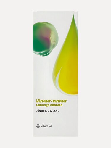 Изображение товара Эфирное масло Vitateka Иланг-Иланг, натуральный продукт, 10 мл