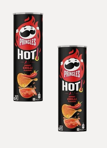 Изображение товара Чипсы картофельные Pringles HOT Sweet Chilli с вкусом сладкий чили 160г х 2 шт (Европа)