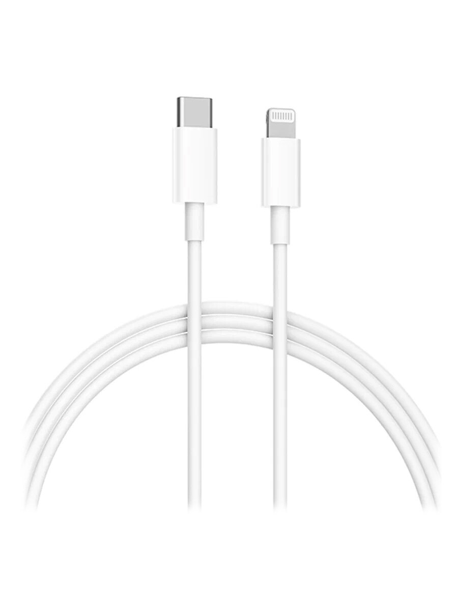 USB кабель Mi Type-C Lighting 1m (CTL01ZMC), 1 метр, белый, 3 А