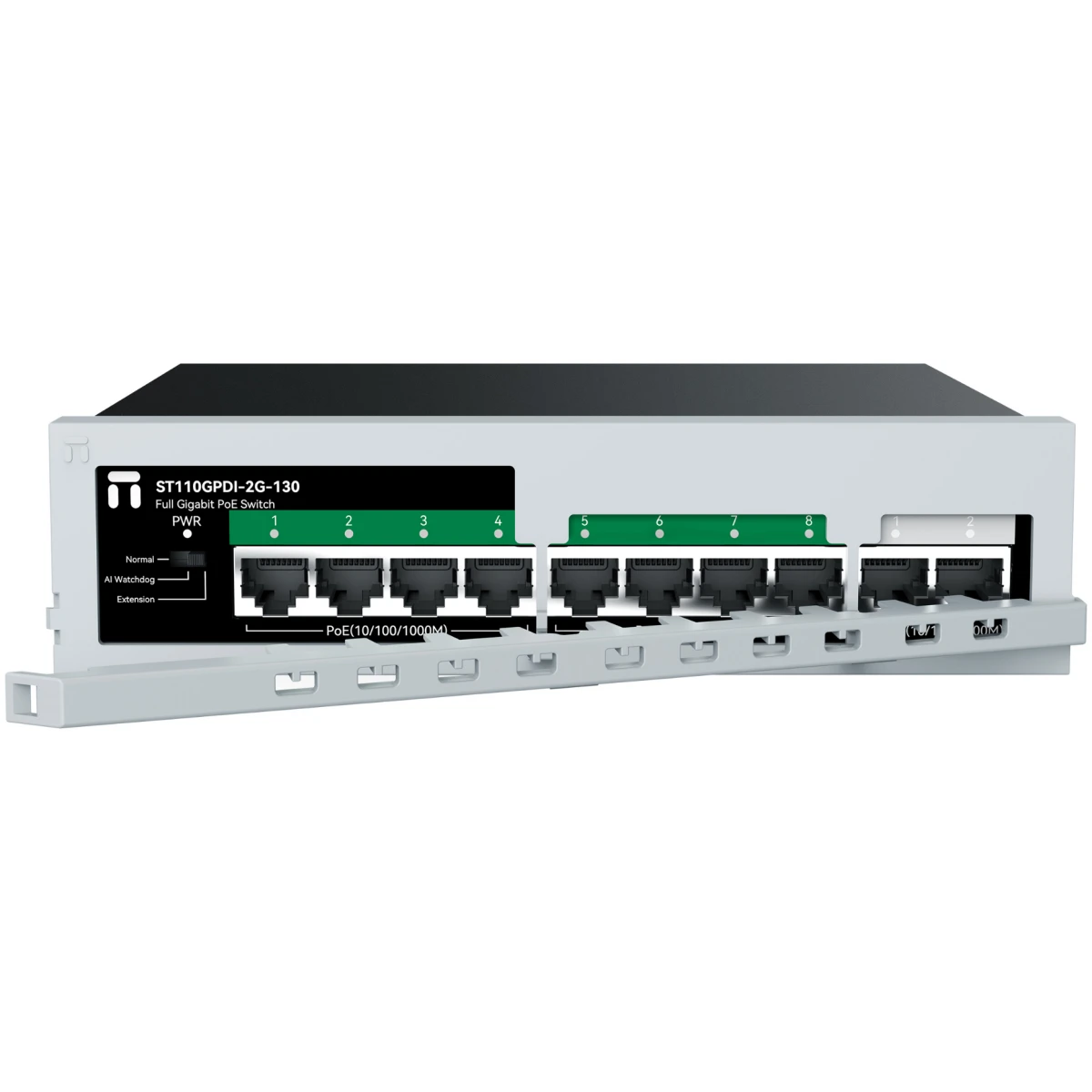 Коммутатор ST110GPDI-2G-130 10x1Гбит/с 8PoE неуправляемый