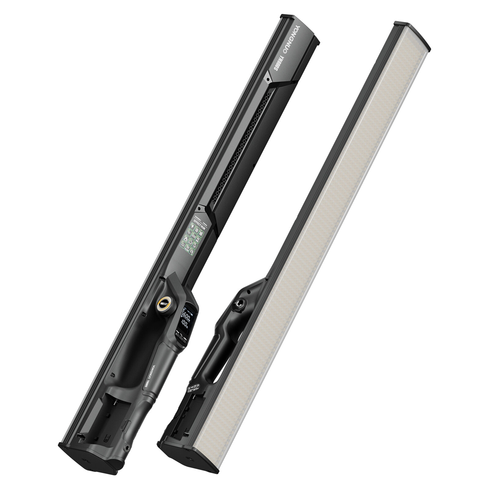 Светодиодная видеопанель YONGNUO YN660S с ручным управлением цветовая температура 3200K-5600K двухцветная CRI95+ регулируемая яркость 12 световых эффектов управление через мобильное приложение с чехлом для хранения для видеозаписи прямых