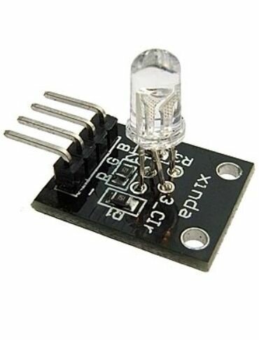 Светодиодный модуль RUICHI RGB, для Arduino, полноцветный, черный, 1шт