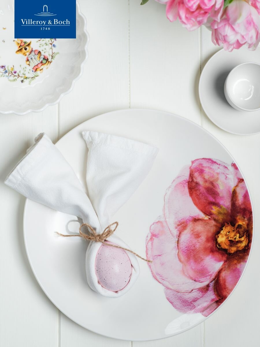 Плоская тарелка 29 см, Rose Garden, Villeroy & Boch, Премиум-Фарфор