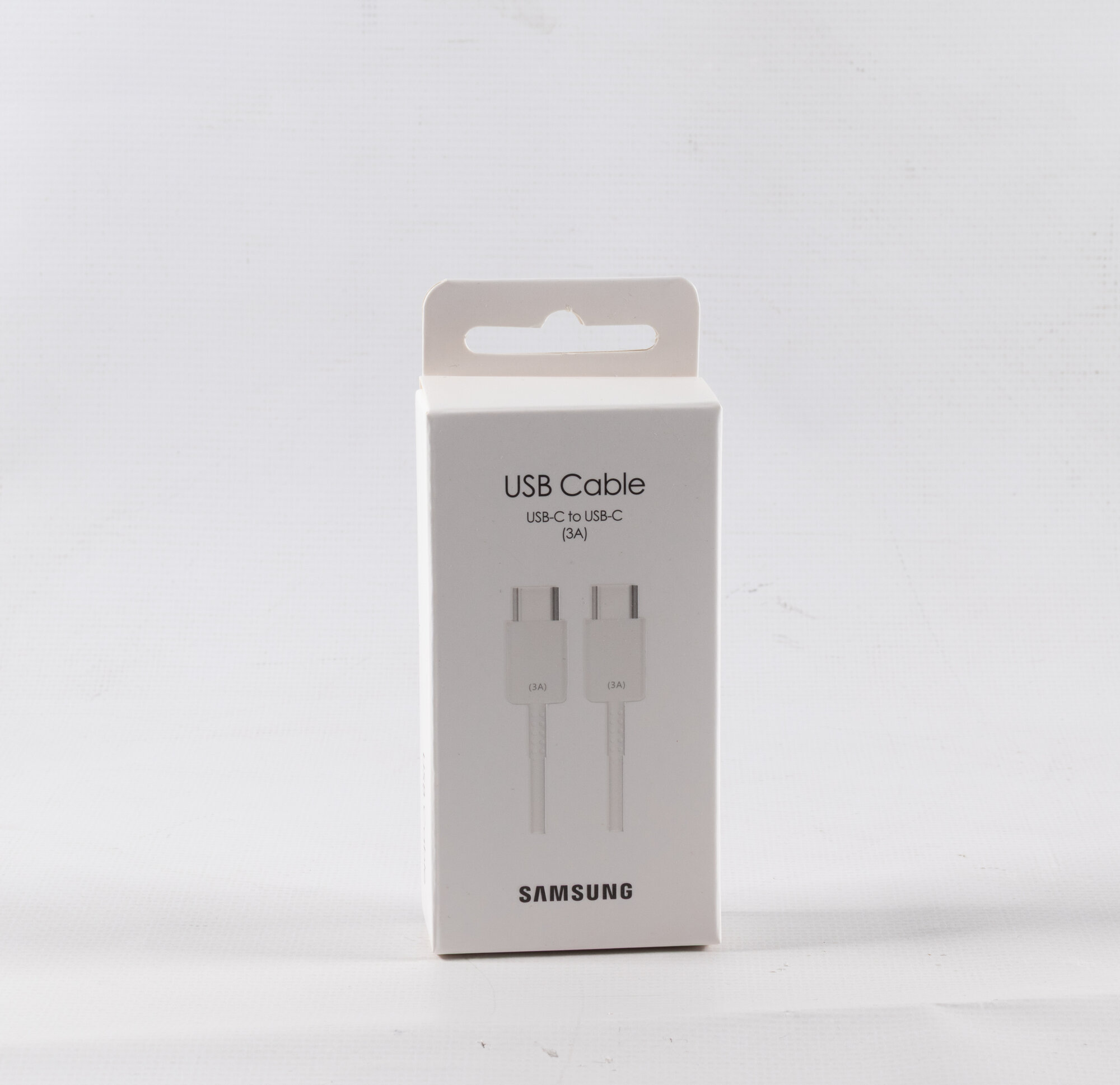 Кабель Samsung USB Type-C to USB Type-C, 5A, 1 м, белый для Samsung, Iphone, Xiaomi, Huawei, Asus.
