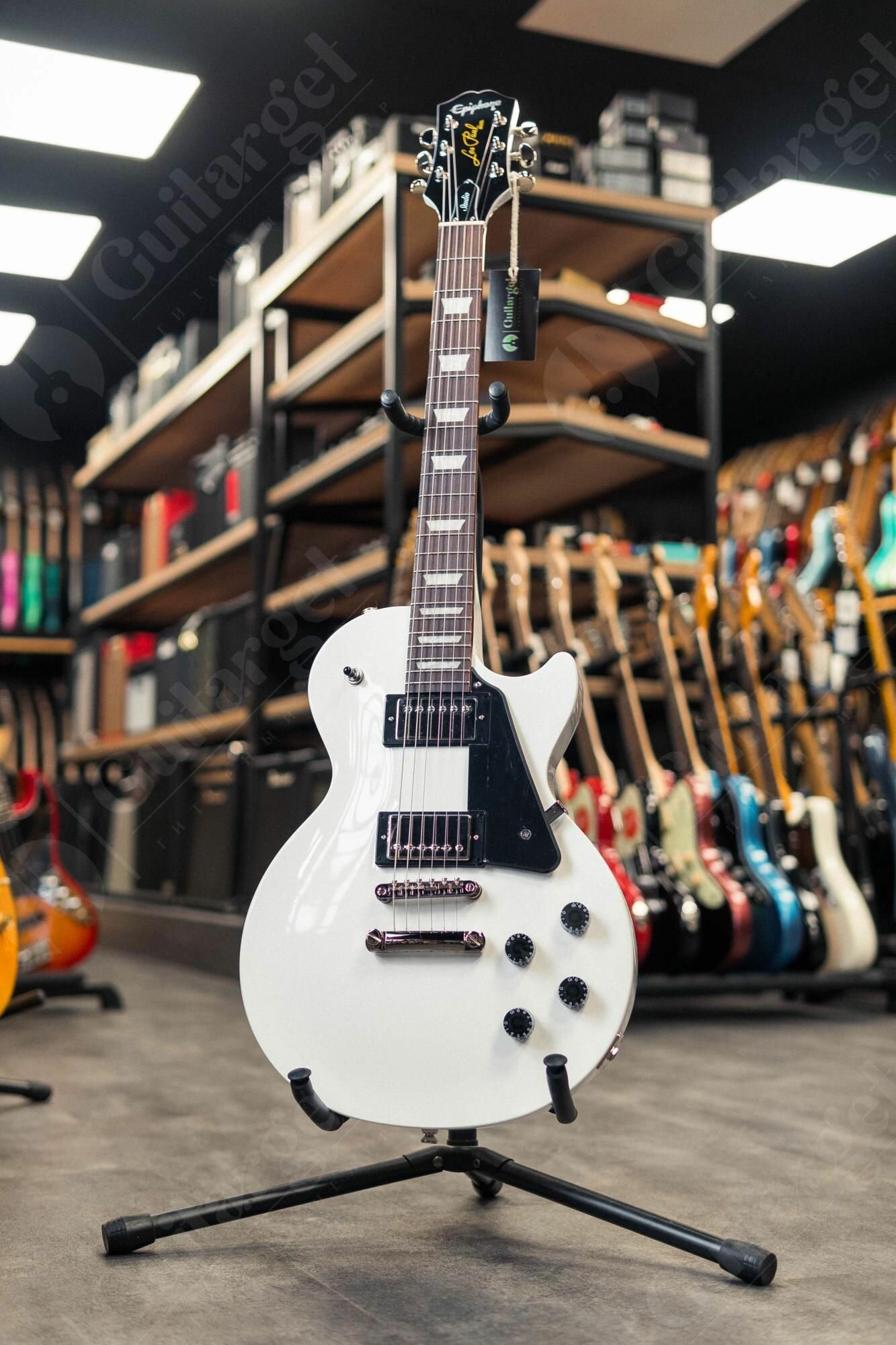 Электрогитара Epiphone Les Paul Studio Alpine White — купить в