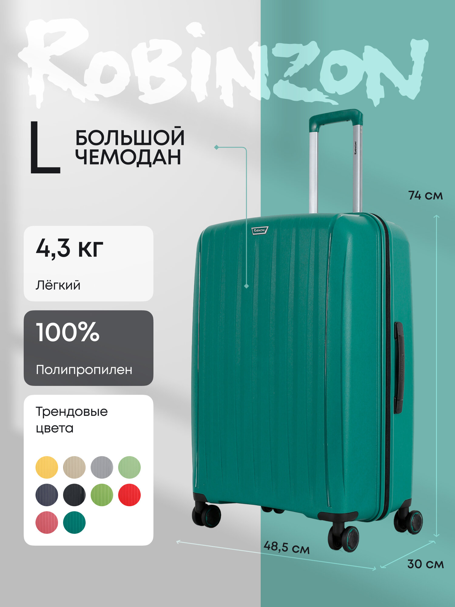 Чемодан Robinzon 