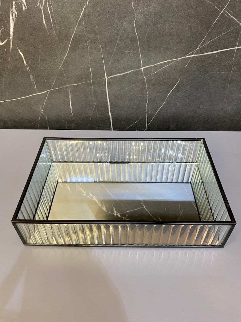 Поднос Casaentera CE02-785564 прозрачный/черный 290х175х60h