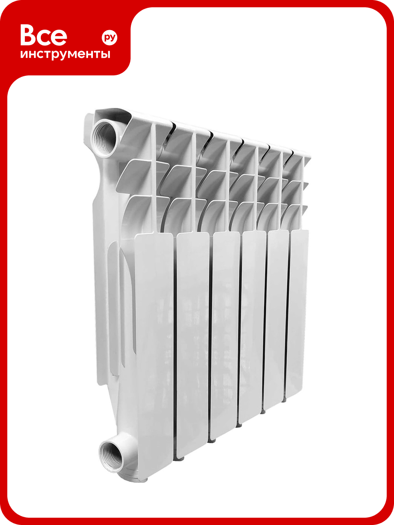 Алюминиевый радиатор VALFEX OPTIMA L Version 2.0 350 6 секций 702 Вт CO-BA350/6 L