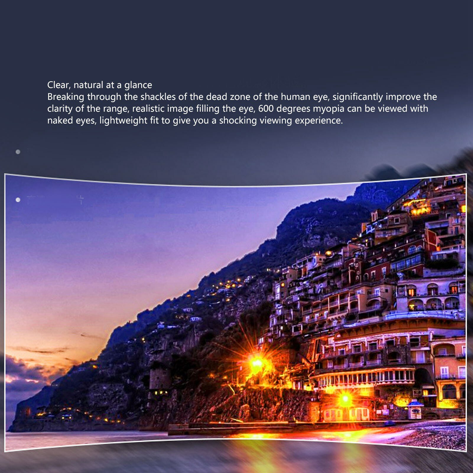 Изображение Гарнитура виртуальной реальности VR, универсальный сотовый телефон, управляемый антисиними линзами, 3D-очки, шлем, очки VR для ТВ-игр, фильмов