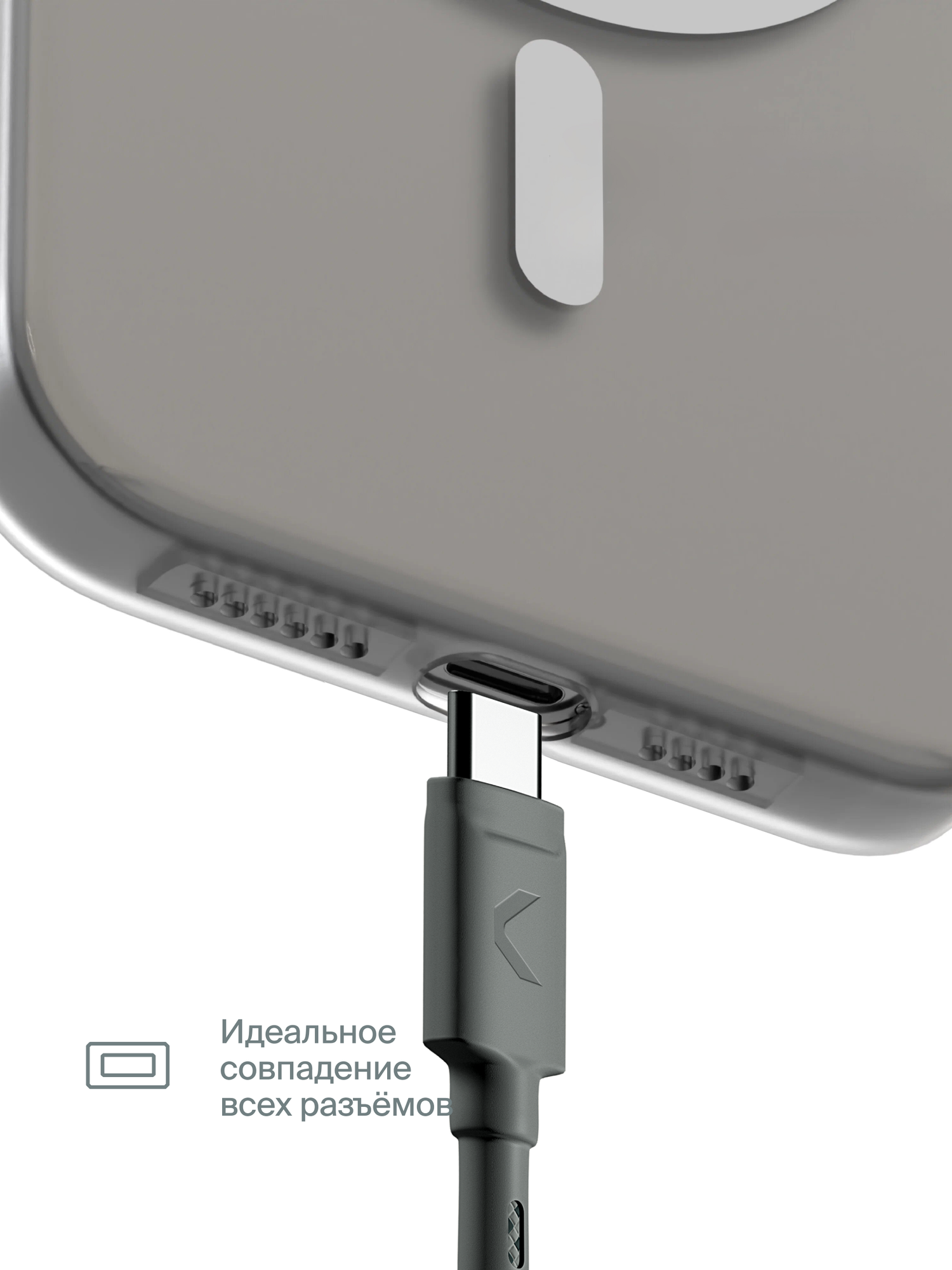 Прозрачный чехол COMMO Shield Case для iPhone 15, с поддержкой беспроводной зарядки — фото 1