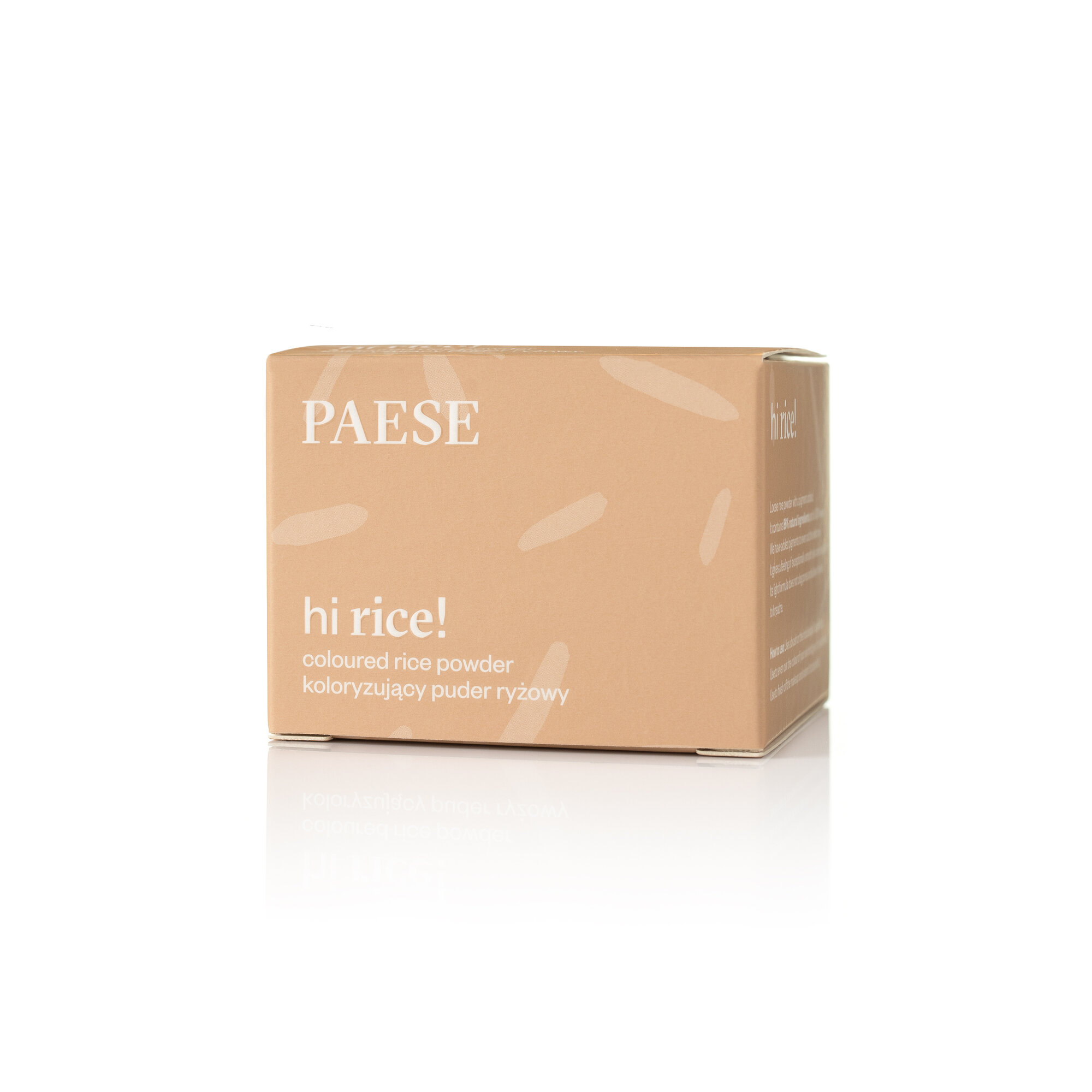 PAESE Hi Rice №20 — фиксирующая рисовая пудра с оттенком, 10 гр