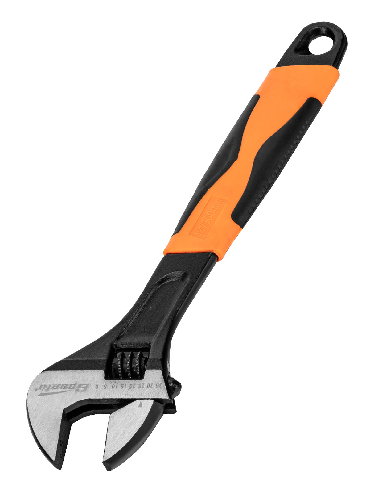 Ключ разводной сантехнический Sparta 35 мм макс. раскрытие и 300 мм длина углеродистая сталь 15544