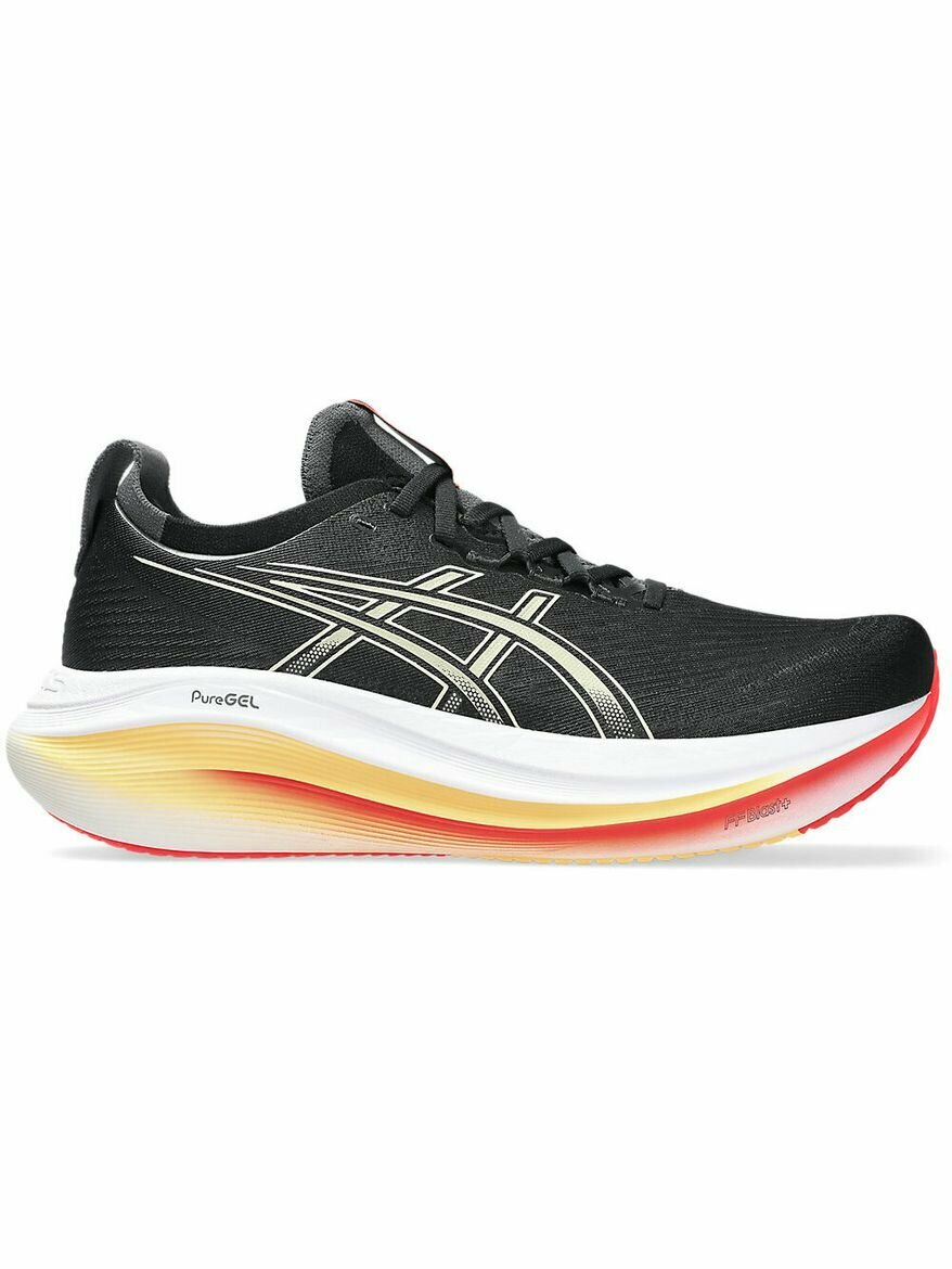 Кроссовки ASICS GEL-NIMBUS 27, полнота F, размер 9,5 US, черный