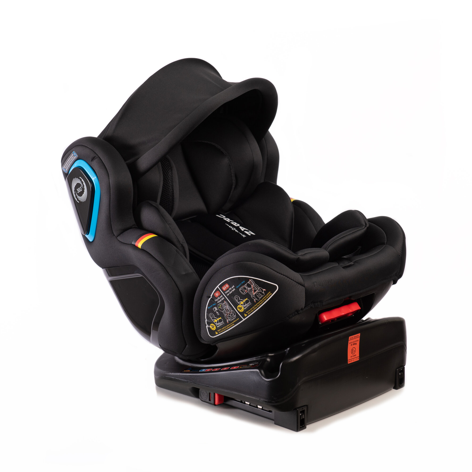 Автокресло 0-36 с вращением и козырьком Peppy Urban Isofix с