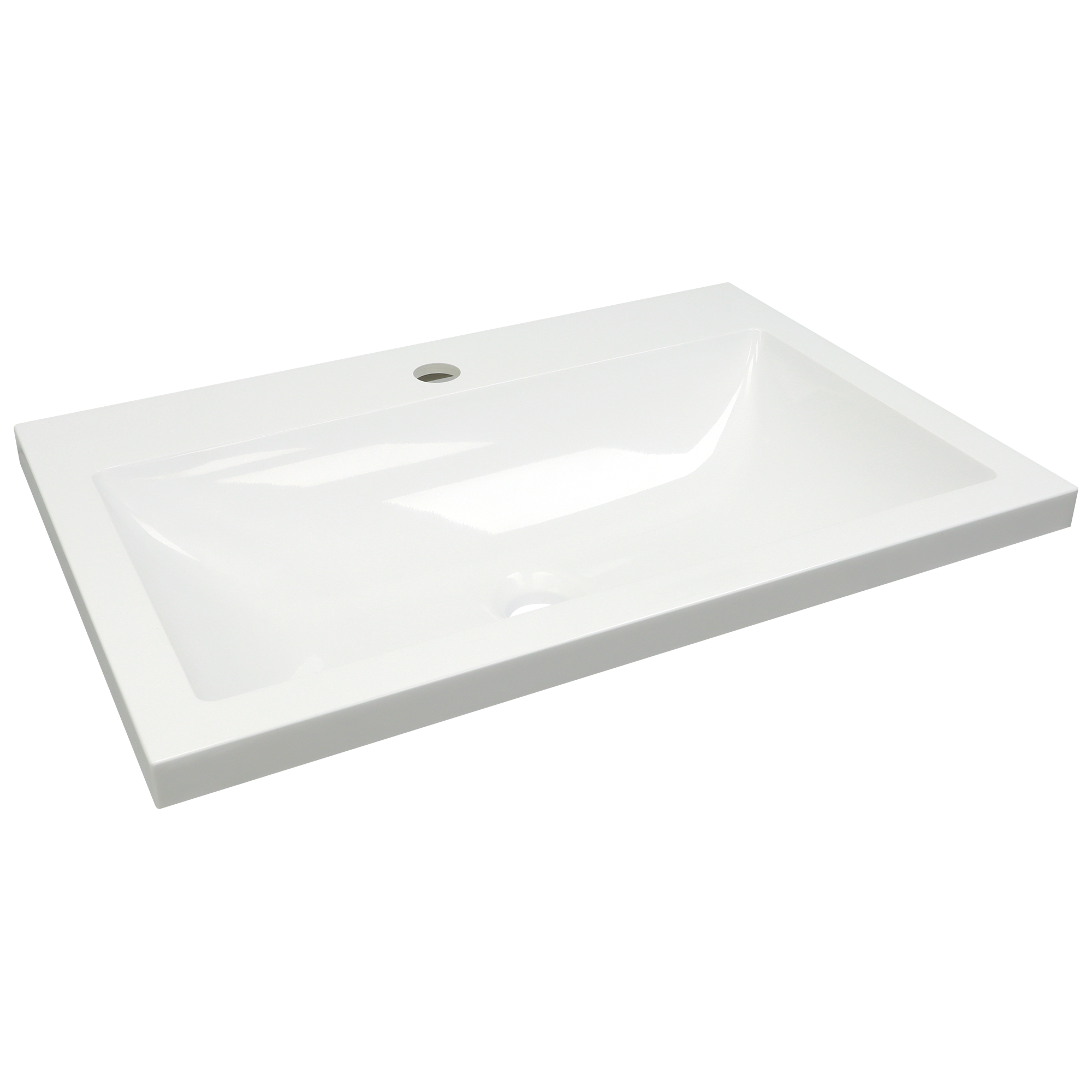 Умывальник мебельный для ванной Art 60 литой мрамор цвет белый TOPPUS Арт: 0303.011