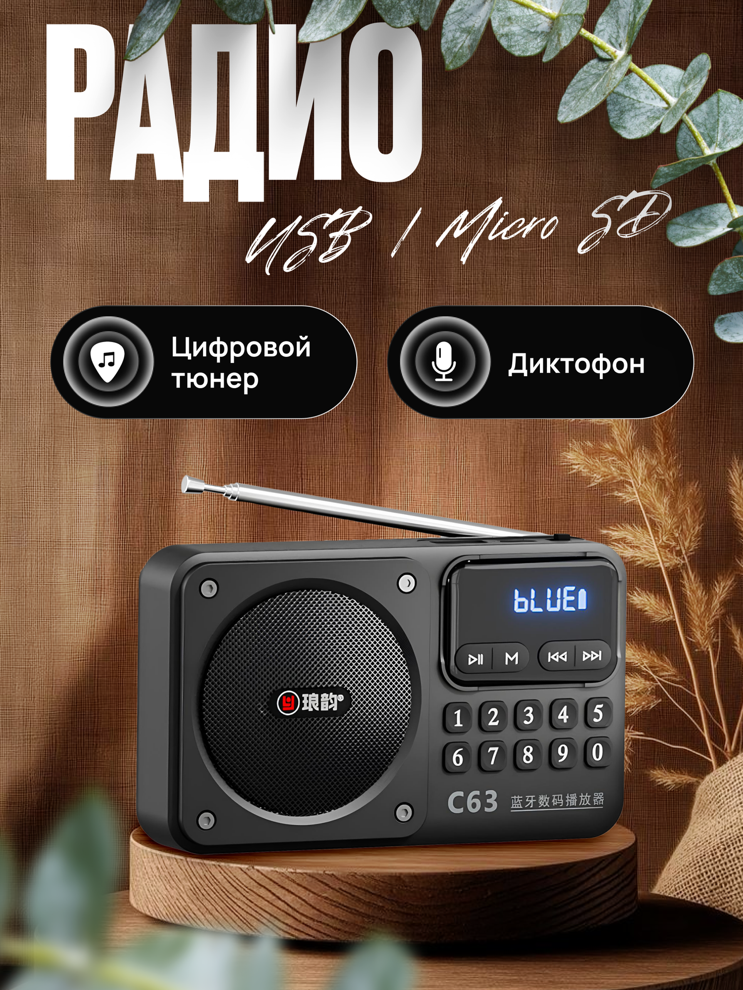 Радиоприемник с флешкой
