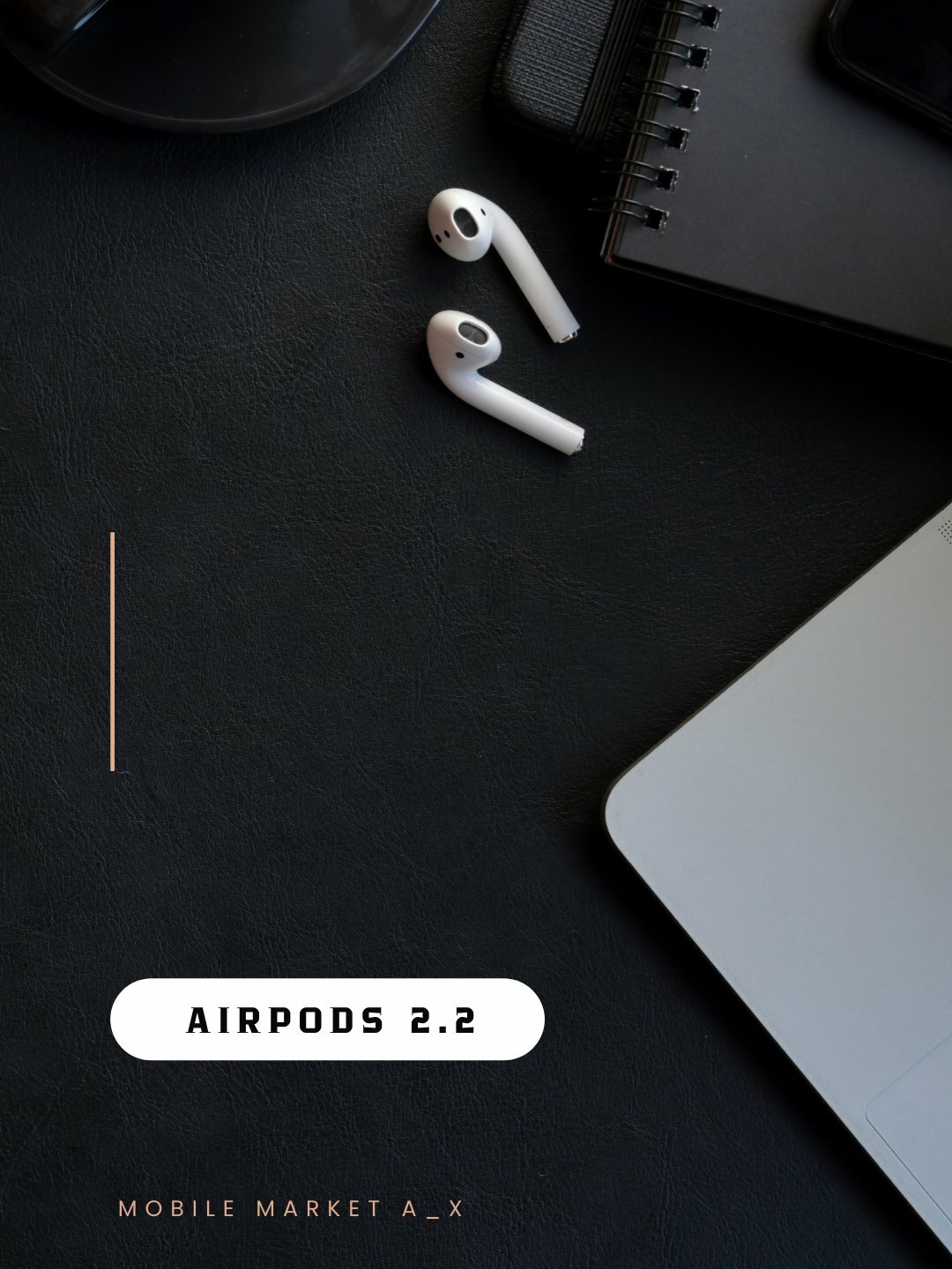 Беспроводные наушники Airpods 2.2
