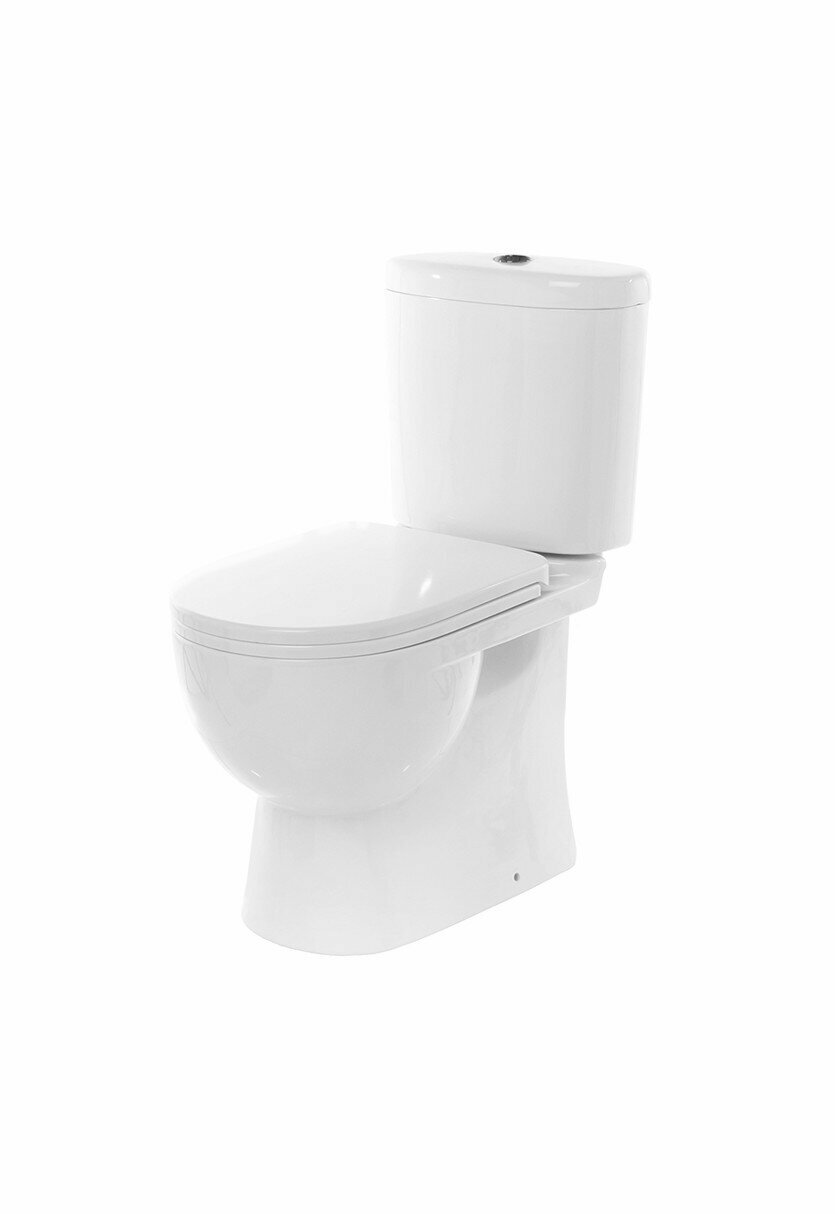 Унитаз Sanita Luxe "Art Comfort", фарфор, белый, напольный, с бачком, 38 кг