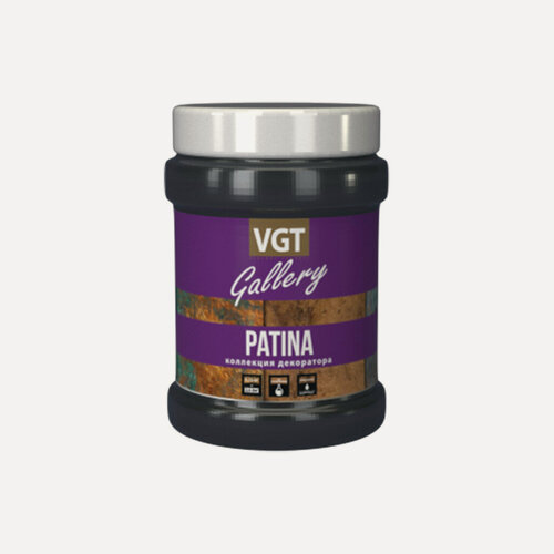 Изображение товара Состав Vgt Gallery Patina лессирующий, матовый с эффектом чернения, 0,2 кг