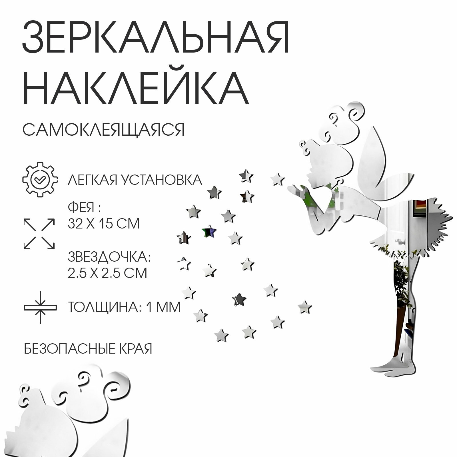 Наклейки интерьерные 