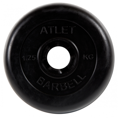 Диск MB Barbell MB-AtletB26 1.25 кг 1.2 кг 1 шт. черный
