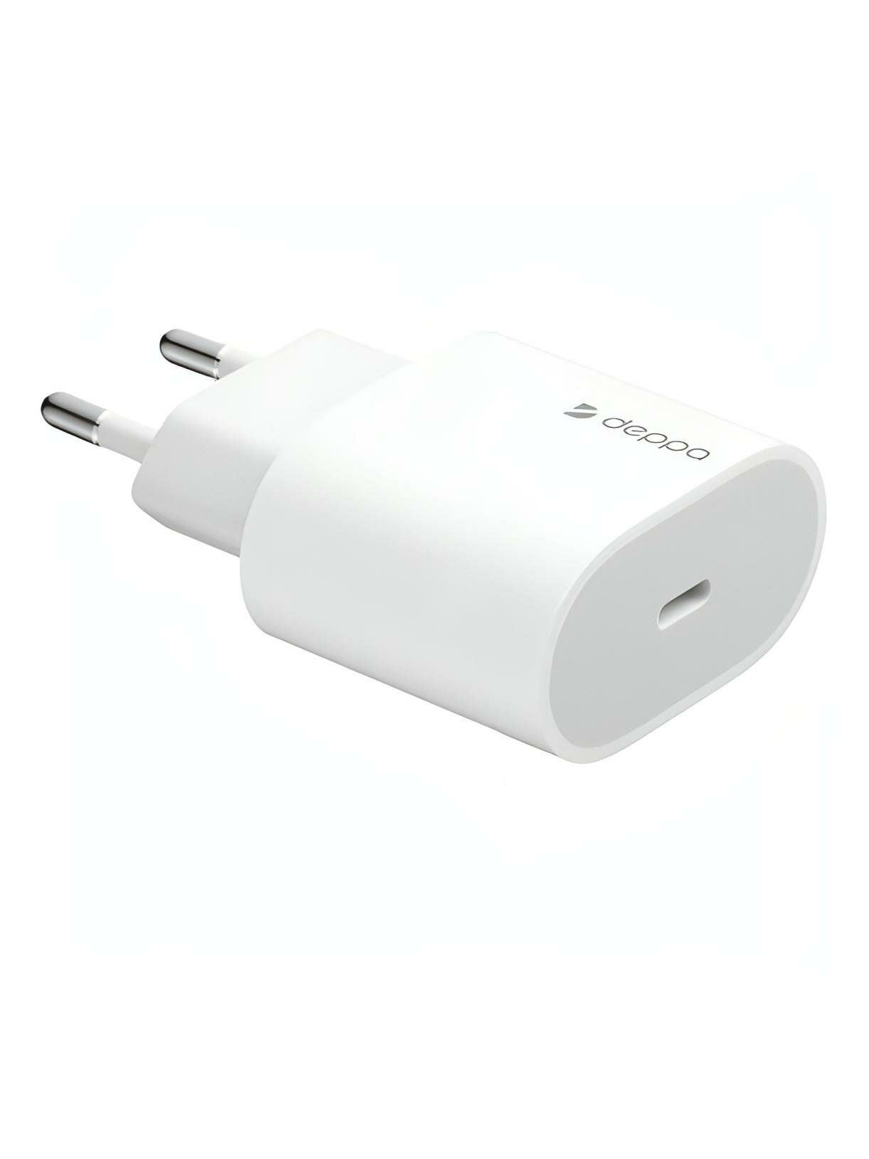 Сетевое зарядное устройство Deppa 20 Вт Original USB-C Power Delivery (11448)