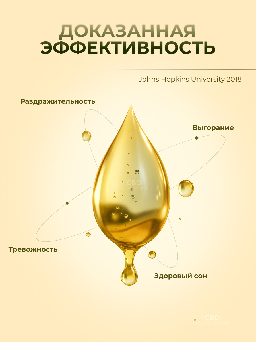 CBD масло 10мл 10% (1000 мг)/ Масло с CBD / CBD oil / масло КБД / экстракт / каннабидиол — фото 1