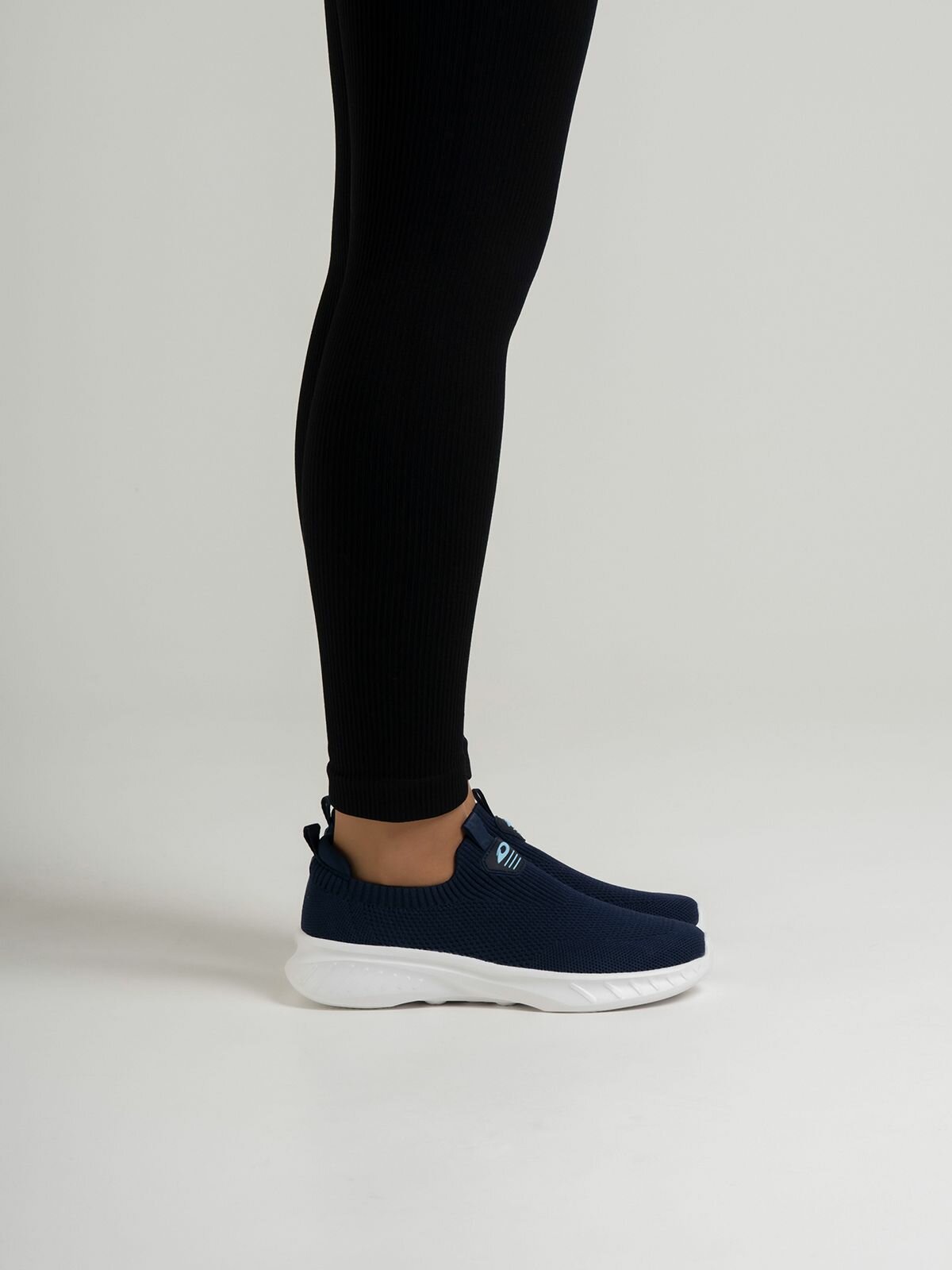 Слипоны kari, размер 37, темно-синий — фото 1