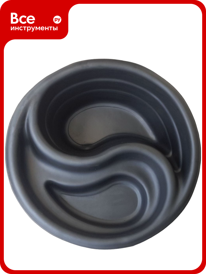 Декоративный пруд ЦентрПласт 80 л пластиковый длина 80 см высота 30 см черный 20340