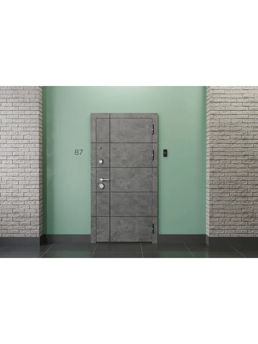 Дверь металлическая для квартиры ACPRO Z411 правая 960х2050