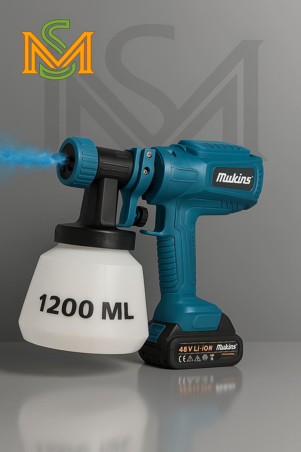 Краскопульт аккумуляторный краскопульт универсальный краскопульт 2 акб 48V 5А