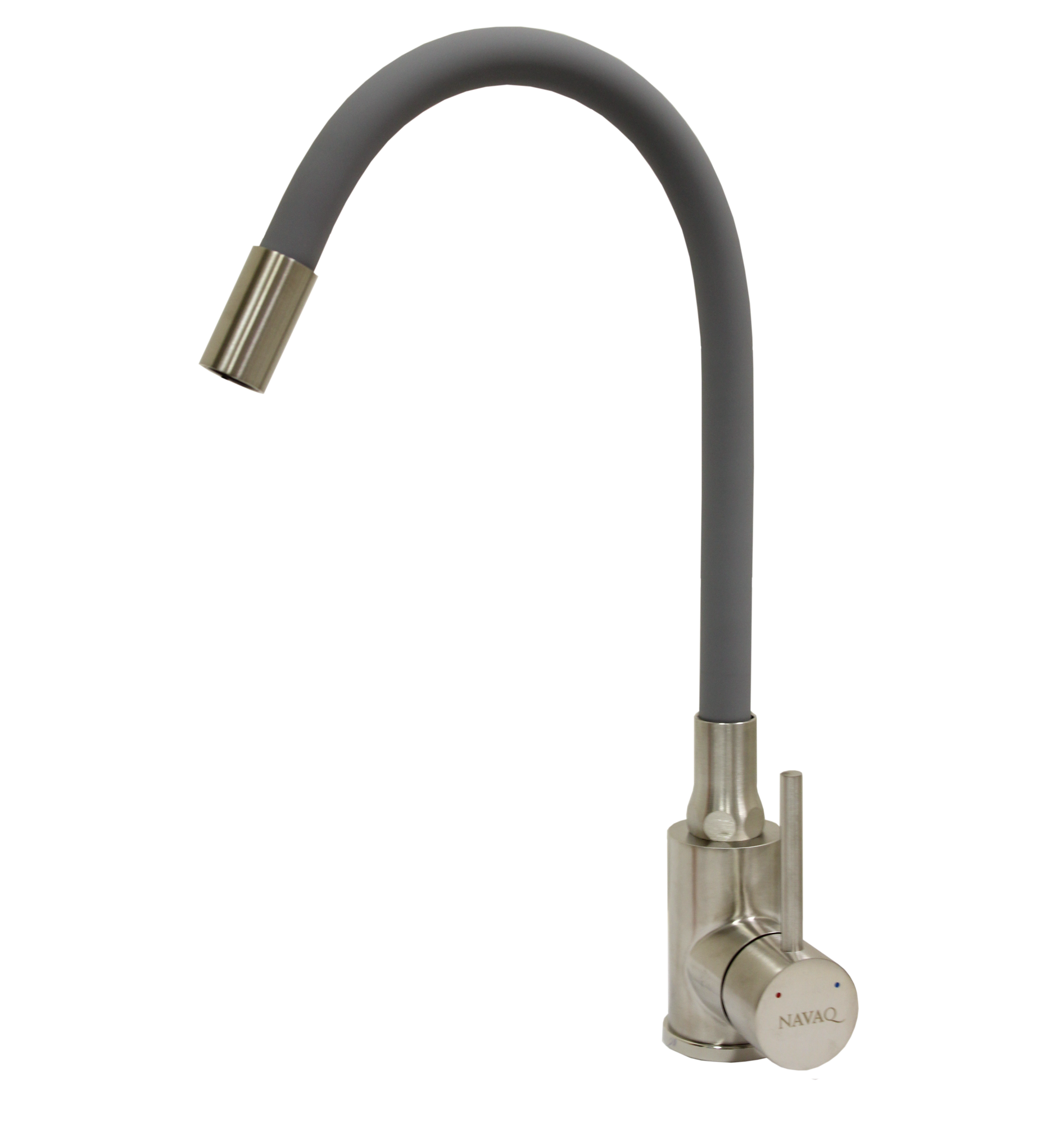 N413. B5.3 Смеситель NAVAQ однорукий д/кухни с гибким изливом