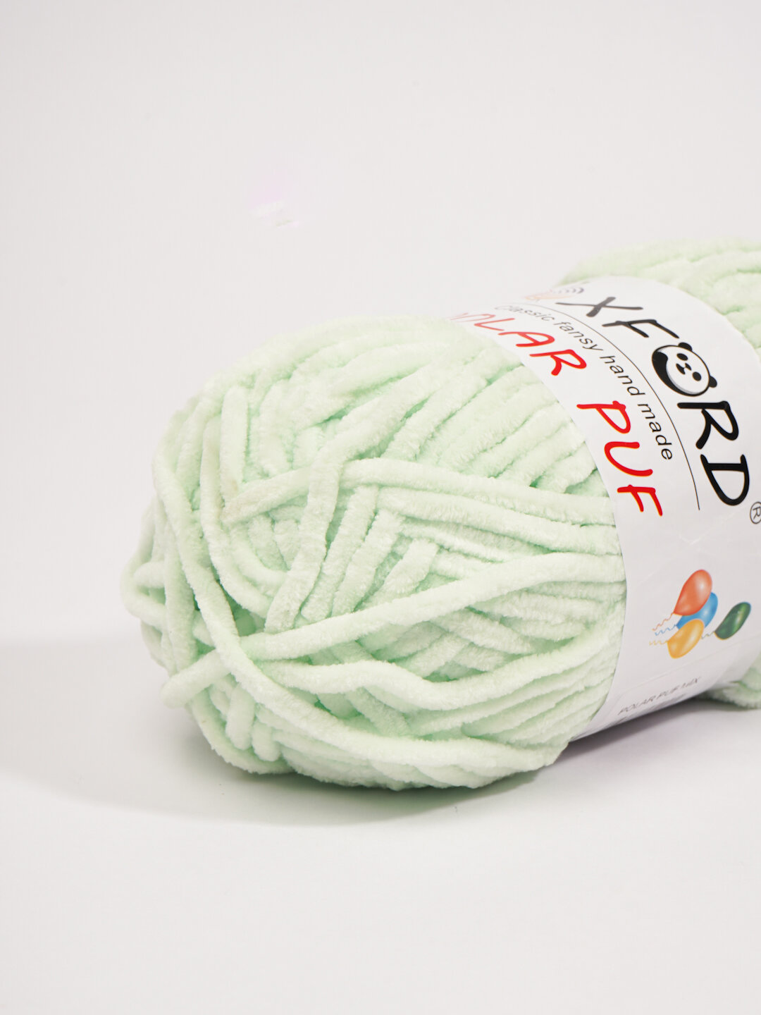 Пряжа для вязания полар пуф 100%, 100г, 110м, однотонная, полестер