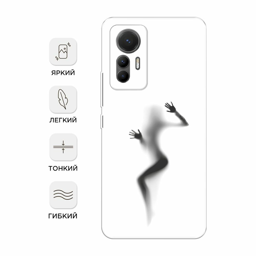 Чехол на Xiaomi 12 Lite / Сяоми 12 Лайт с принтом "Девушка в душе" — фото 1