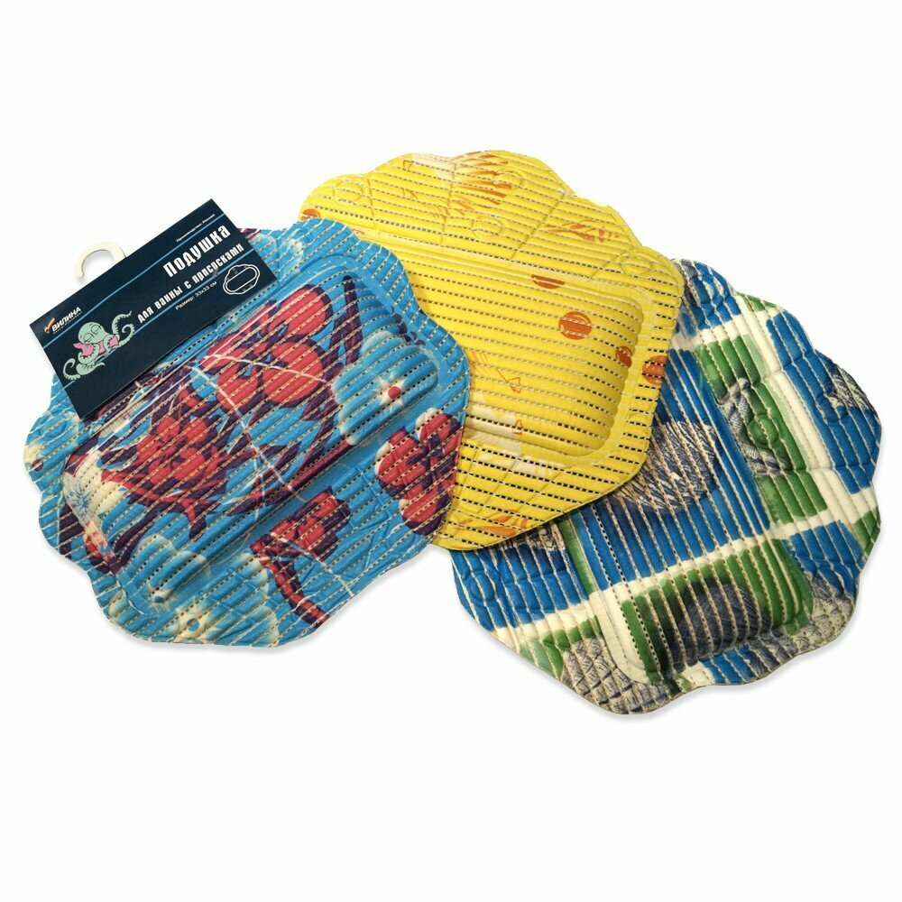 Подголовник для ванной Вилина 33х33 см ПВХ