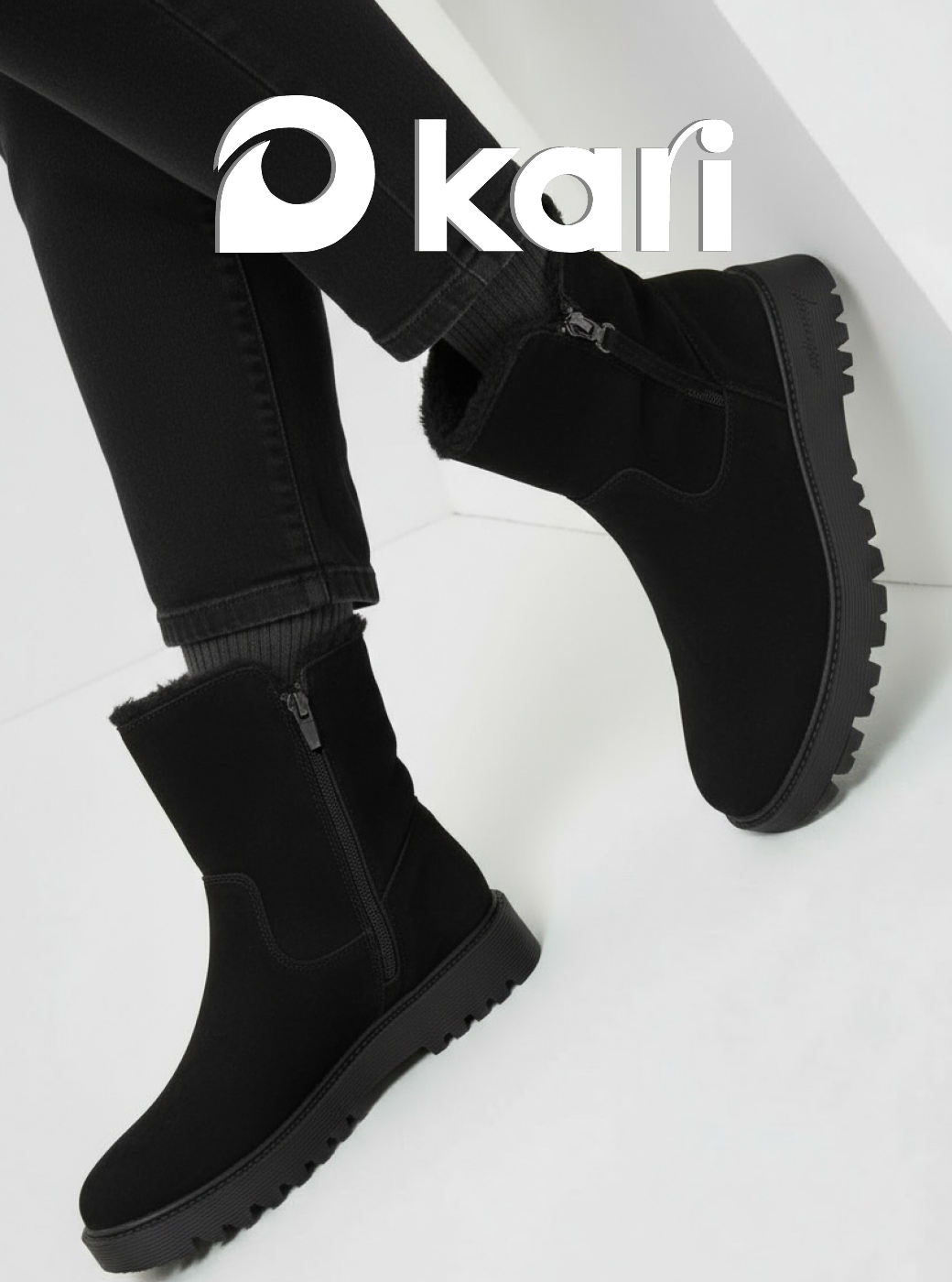 Полусапоги kari полнота G (EU)/ на среднюю и широкую стопу размер 40 черный