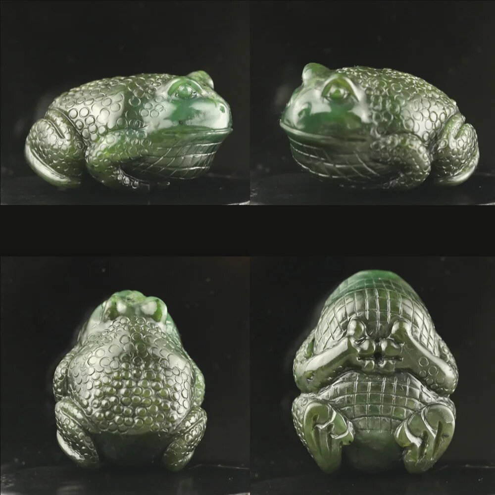 Нефритовый кулон лягушка Jin Chan