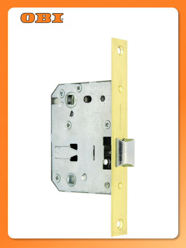 Дверная защелка Palladium 170 SB 165х20х74 мм ЦАМ матовое золото