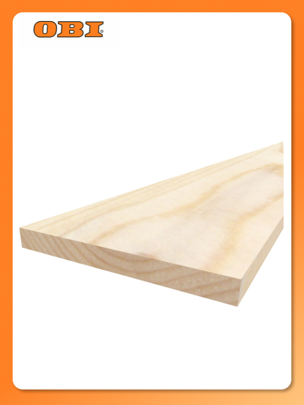 Рейка строганная сосна сорт Экстра 1000x50x5 мм