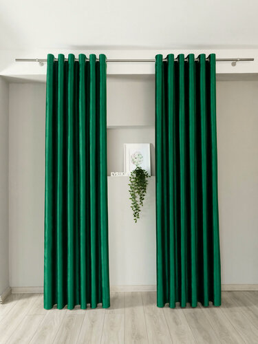 Изображение товара Шторы бархат антикоготь 150х260 (2 шт), Erika Home (Evrika Home)