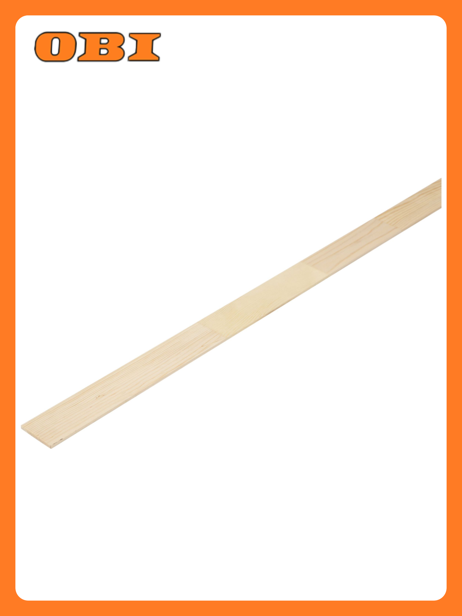 Рейка Радовицкий ДОК сорт экстра 2200х60х5 мм сращенная прямоугольная бежевая