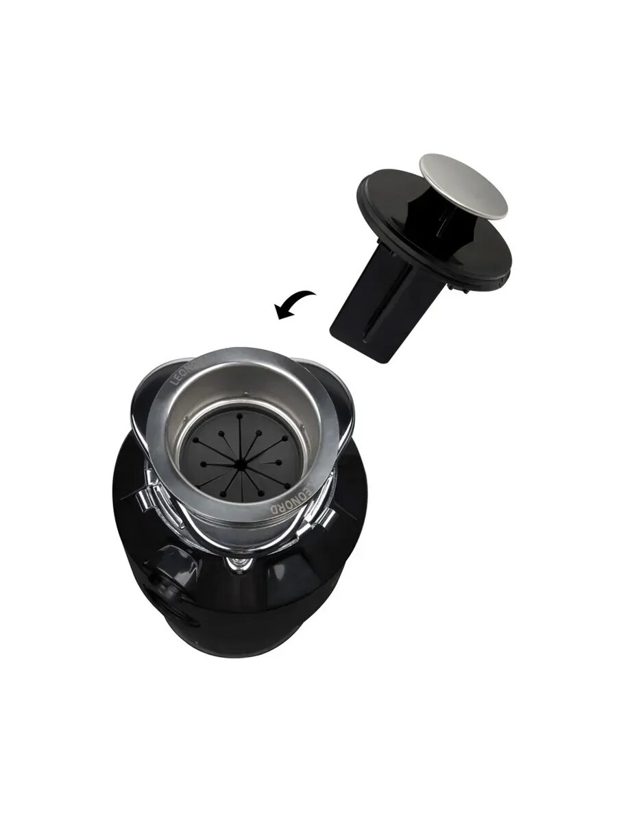 Измельчители Пищевых Отходов Xiaomi Измельчитель пищевых отходов LEONORD "LE-FWD-650", 650Вт, для раковин, беспроводной пульт