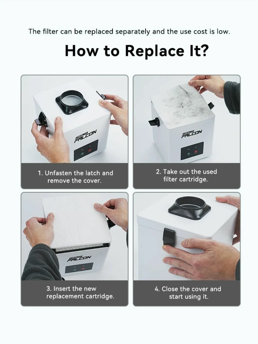 Настольный очиститель дыма Creality Falcon A1 — фото 1