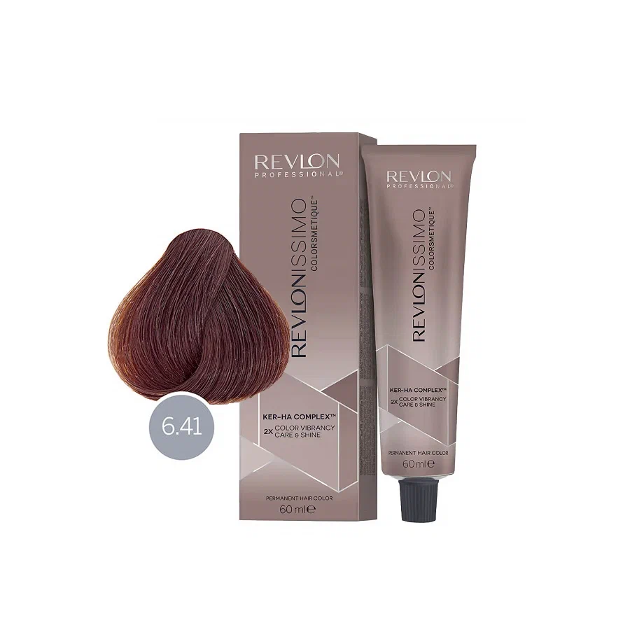 Краска для волос Revlonissimo № 6.41 Темный Блондин Медно-Пепельный — фото 1