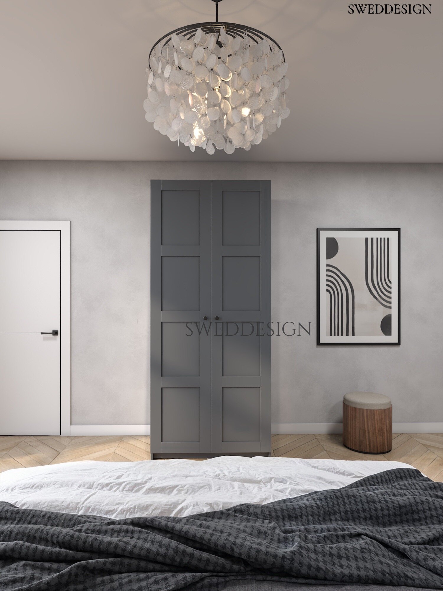 Шкаф икеа, пакс, макс, 100 см x 61 см x 233 см, серый, со штангами