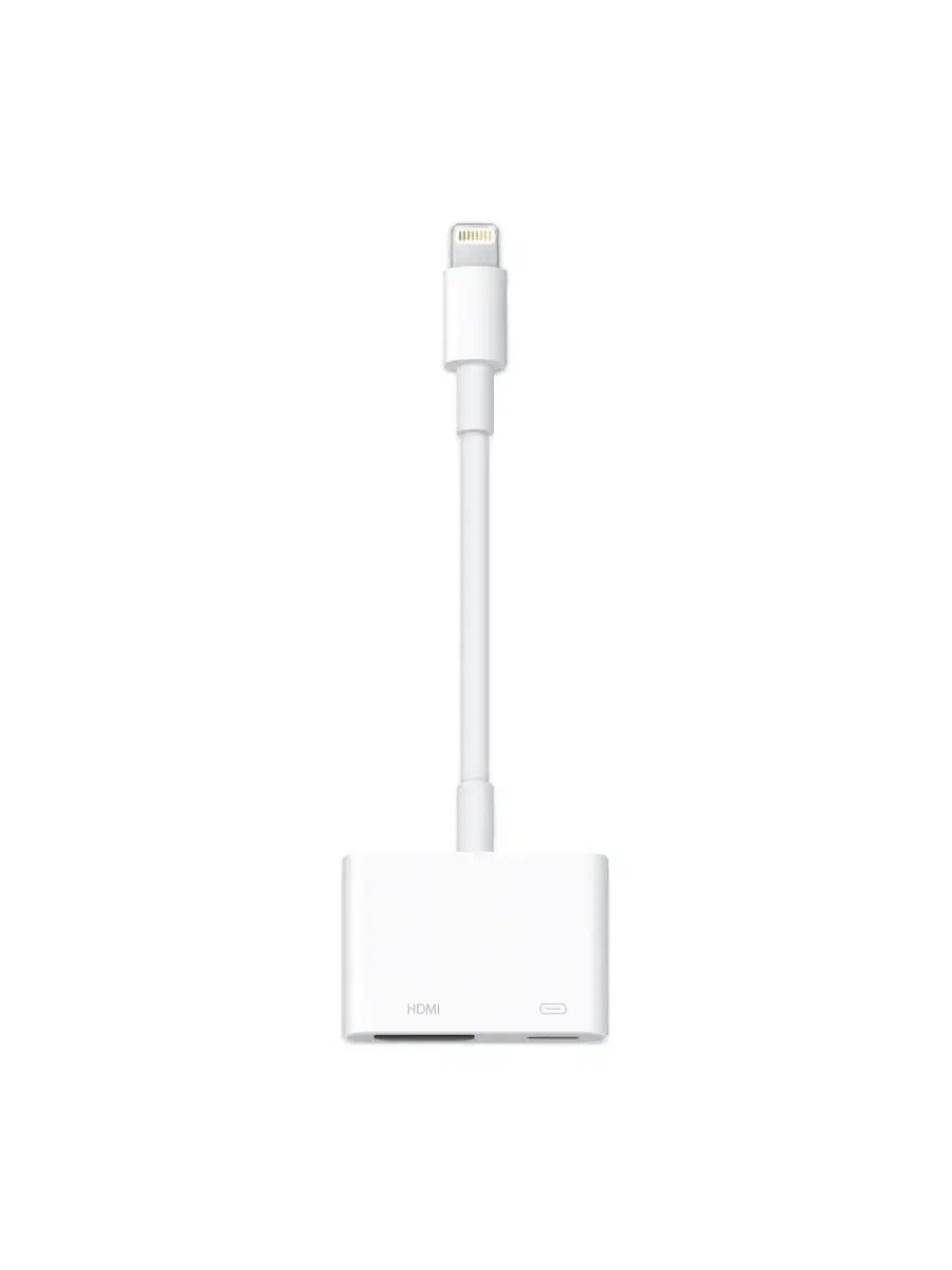 Адаптер Apple Lightning to Digital AV, для подключения к телевизору, длина 0,1 м — фото 1